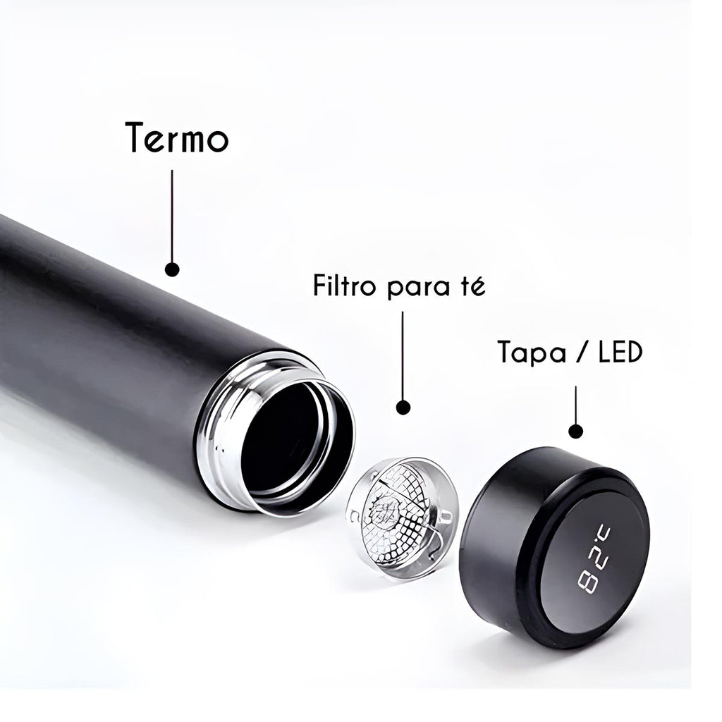 Termo con Indicador de Temperatura LED